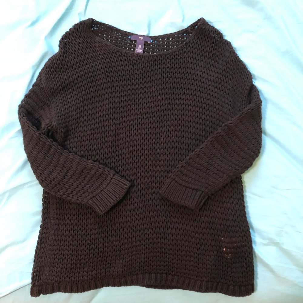 Black thick knit Gap sweater small